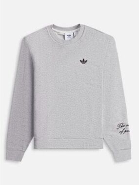 Wales Bonner Gray adidas Originals Edition Crew Sweatshirt
